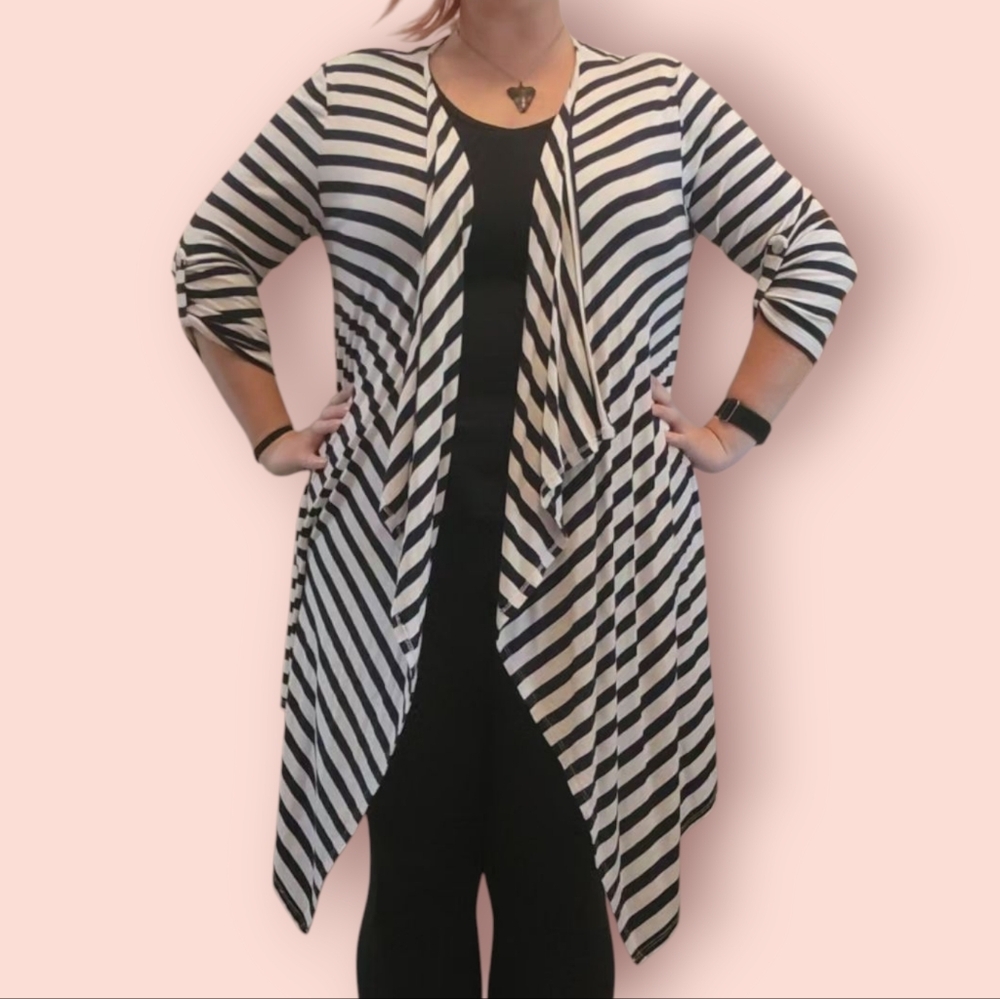 Seafolly Striped Cardigan- L